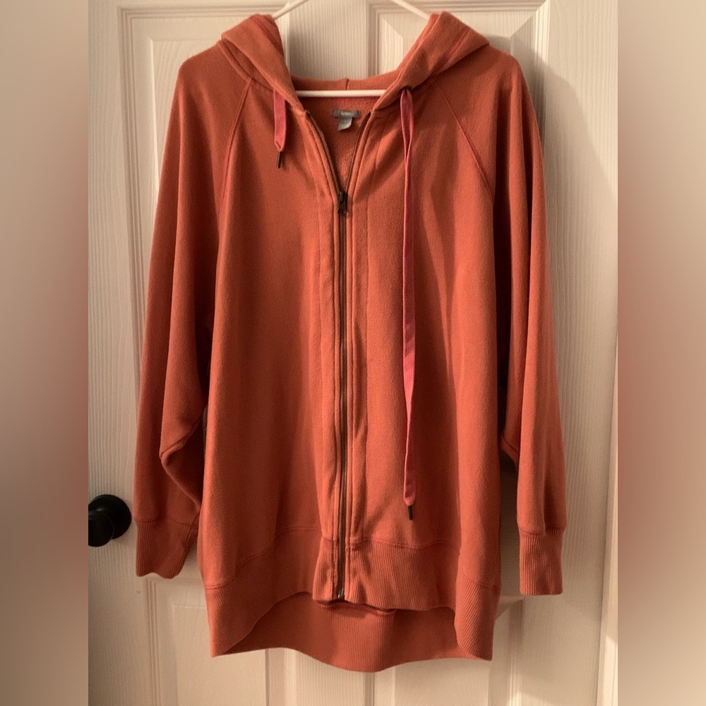 Aerie OFFLINE Throw-back Fleece Hoodie - color Let’s Mauve